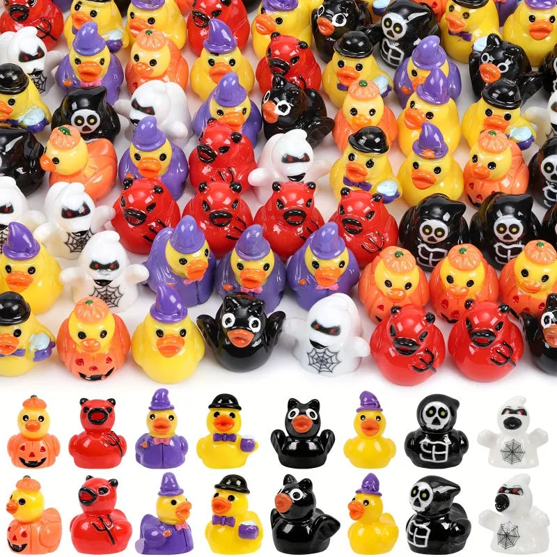 40 Halloween Mini Resin Ducklings – 8 Styles, Garden Decor Halloween Garden Decor Babs Default Title
