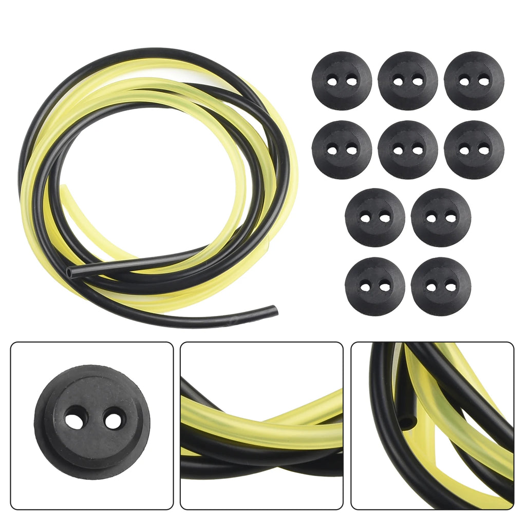 12pc Fuel Tank Grommet & Fuel Line Kit – Grass Trimmer Garden Tool Parts Babs