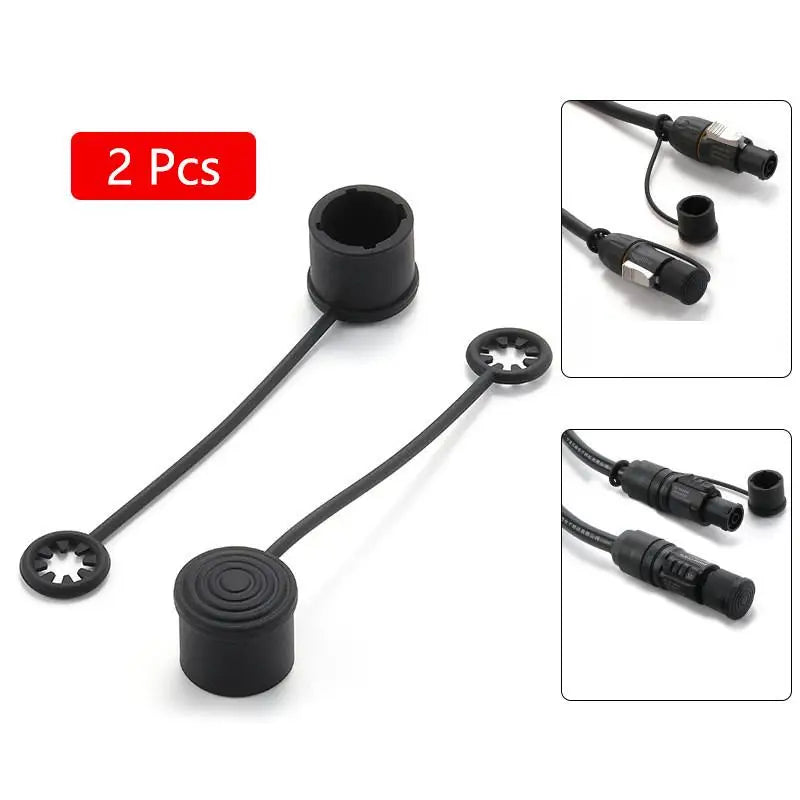 2Pcs Silicone Dust Covers for XLR & 6.35mm Audio Plugs Audio Connector Caps Babs A1