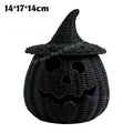 Wicker Pumpkin Lantern Witch Hat Storage Box Halloween Decor Halloween Décor Ornament Babs A