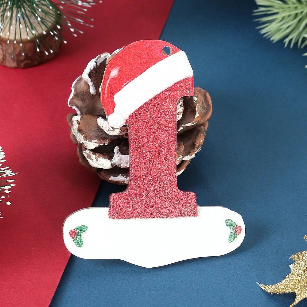 3D Alphabet Christmas Ornaments – DIY Letter Pendants Christmas Ornaments Babs I 1Pcs