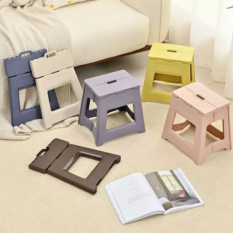 Portable Folding Camping Stool – Lightweight Compact Foot Stool Folding Camping Stool Babs