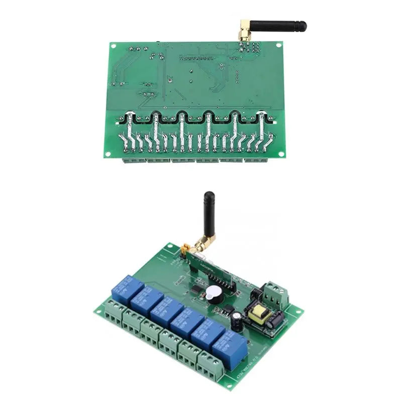 6 Channel RF Relay Module Board Remote Control Switch 110-240V RF Relay Module Babs