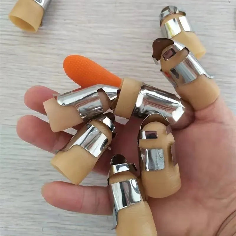 Stainless Steel Thumb Knife Set – Garden & Kitchen Picking Tool Thumb Knife Set Babs