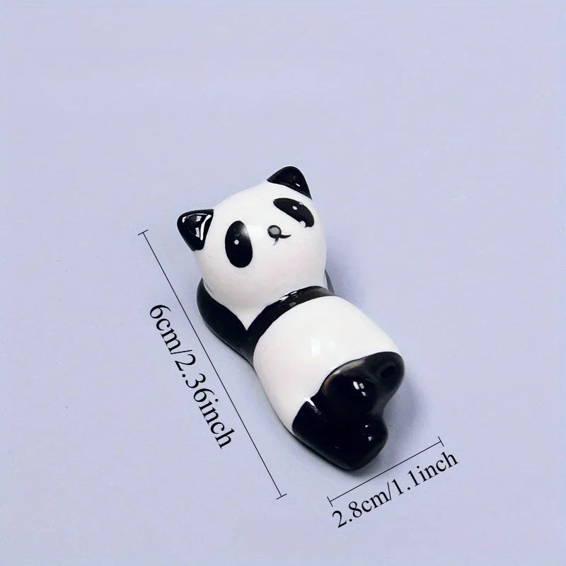 Set of 5 Panda Ceramic Chopstick Rests – Table & Desk Holders Chopstick Rest Set Babs