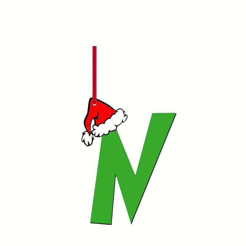 26 Letter Christmas Tree Ornaments – DIY Holiday Décor Set Christmas Ornaments Babs N