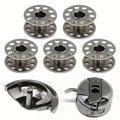 7-Piece Metal Bobbin & Shuttle Hook Set for Sewing Machines Sewing Machine Parts Babs 7pcs set