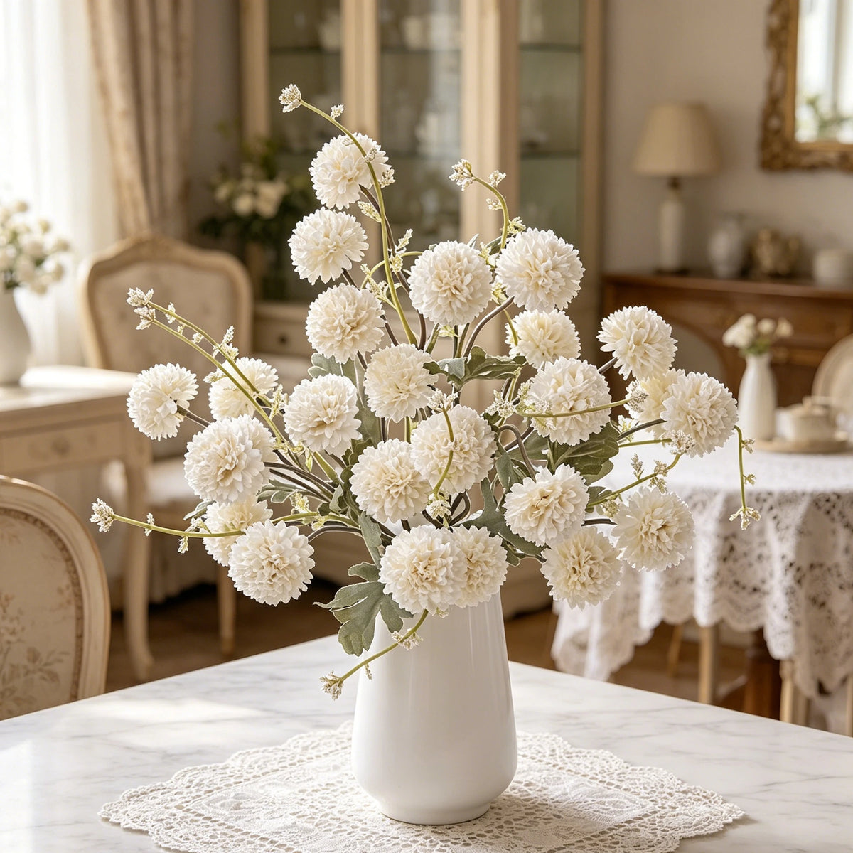 Silk Chrysanthemum Artificial Flowers – Wedding & Home Décor Artificial Silk Flowers Babs