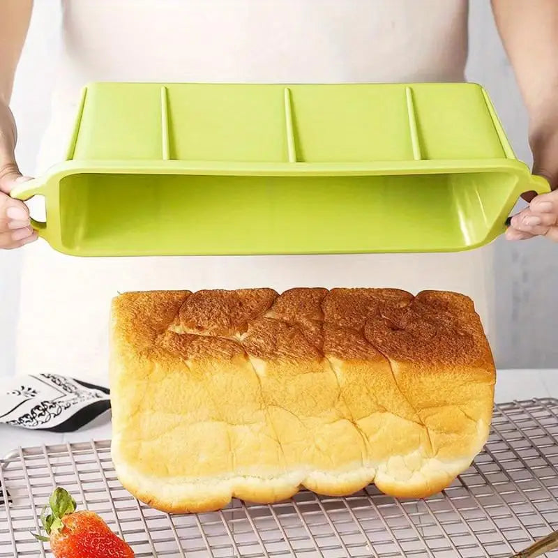 Rectangular Silicone Cake Mold – Non-Stick Bread & Toast Pan Silicone Baking Mold Babs