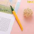 5-Pack Cayenne Gel Pens – Fun Writing Pens for Kids & School Novelty Gel Pens Babs Yellow 5PCS
