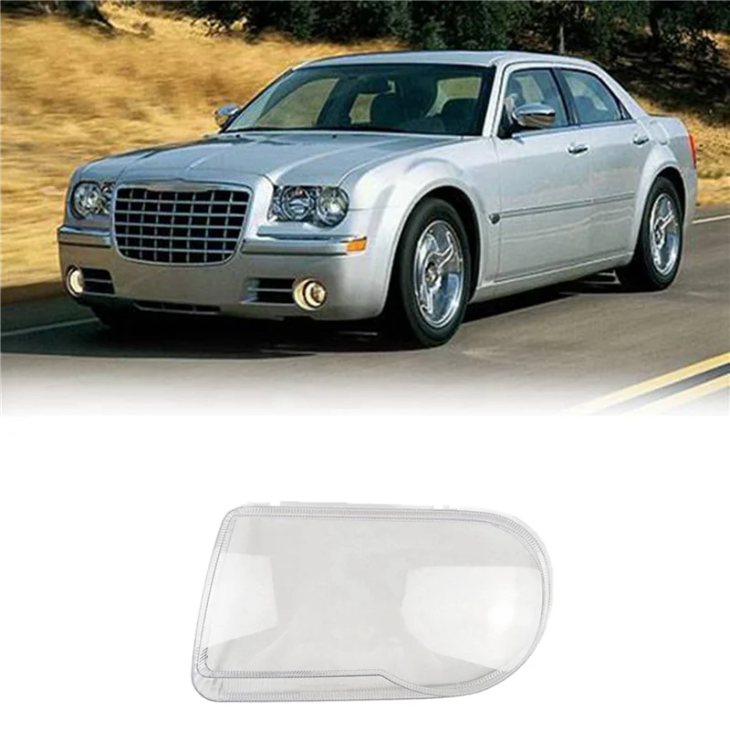 Chrysler 300C 2007–2010 Front Headlight Transparent Lens Cover Headlight Lens Cover Babs