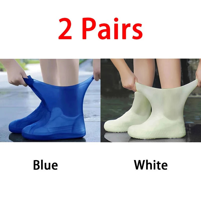 Waterproof Silicone Rain Shoe Covers – Rubber Boot Protectors