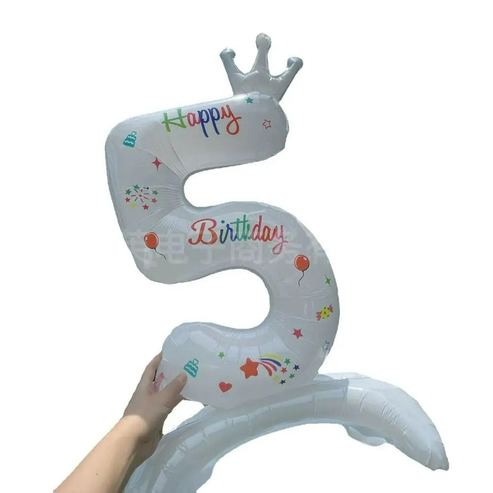 32" Number Foil Balloons – Birthday, Baby Shower & Party Decor Party Foil Balloon Babs