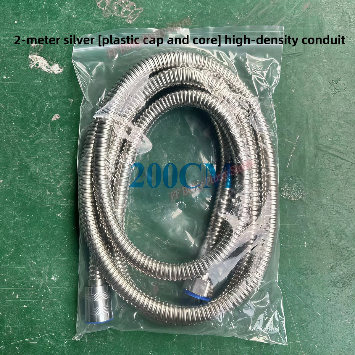 Flexible Stainless Steel Shower Hose – Waterproof Bathroom Pipe Shower Plumbing Hose Babs 2 meters 7