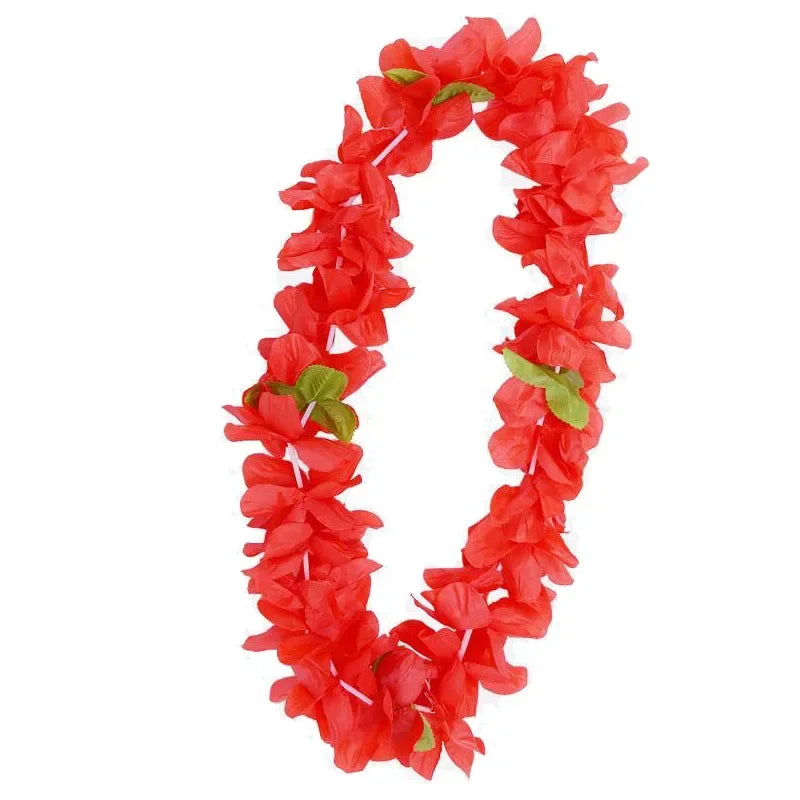 Hawaiian Artificial Flower Lei Necklace – Party & Wedding Garland Flower Lei Necklace Babs 1 (17)