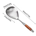 304 Stainless Steel Colander Strainer Spoon – Kitchen Filter Kitchen Strainer Spoon Babs White