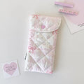 Floral Bow Snap Pencil Pouch – Glasses & Travel Makeup Bag Pencil & Storage Pouch Babs A1