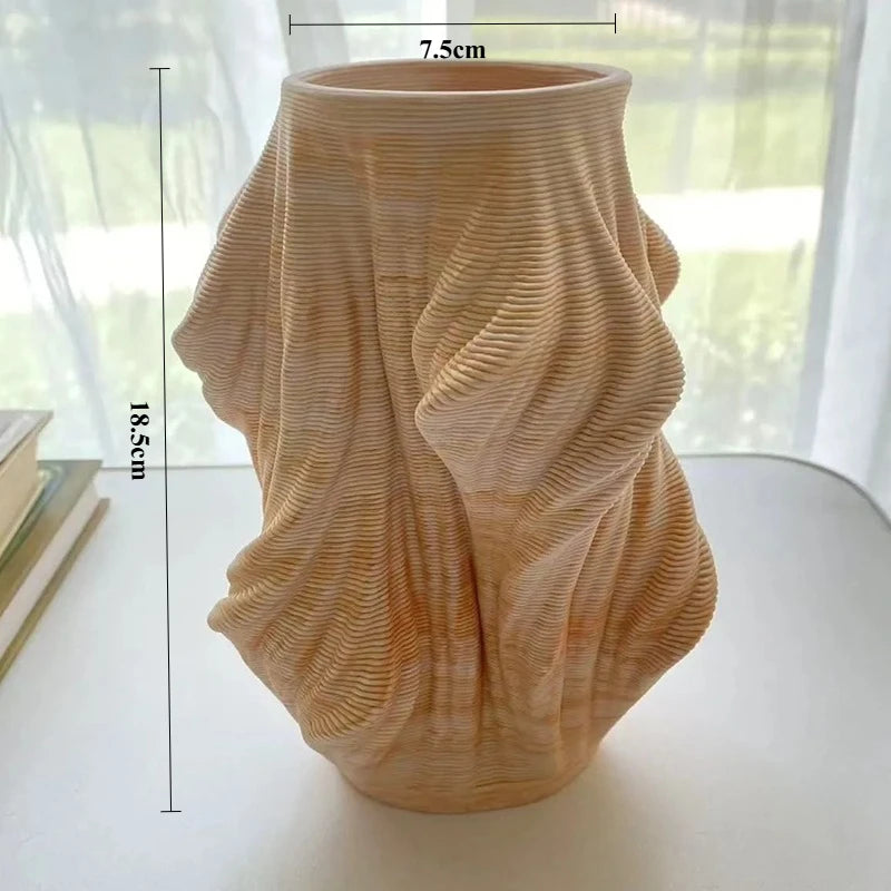 Nordic Ceramic Vase – Elegant Modern Tabletop Flower Décor Decorative Ceramic Vase Babs E