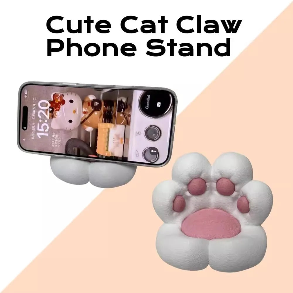 Cute Cat Paw Phone Stand – Creative Desktop Holder Phone Desk Stand Babs