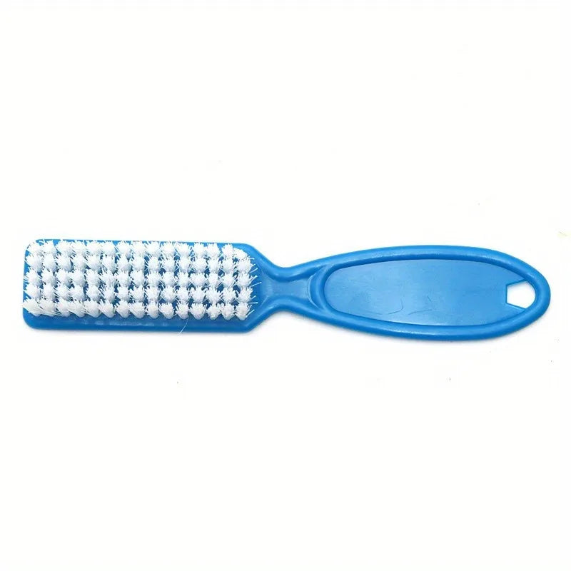 Straight Handle Nail Dust Brush – Manicure Cleaning Tool Nail Dust Brush Babs Blue
