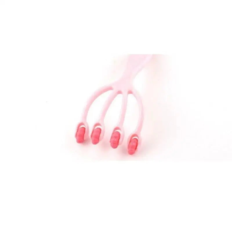 Four-Claw Rolling Massager – Head, Foot & Body Roller Tool Body Massage Roller Babs Pink