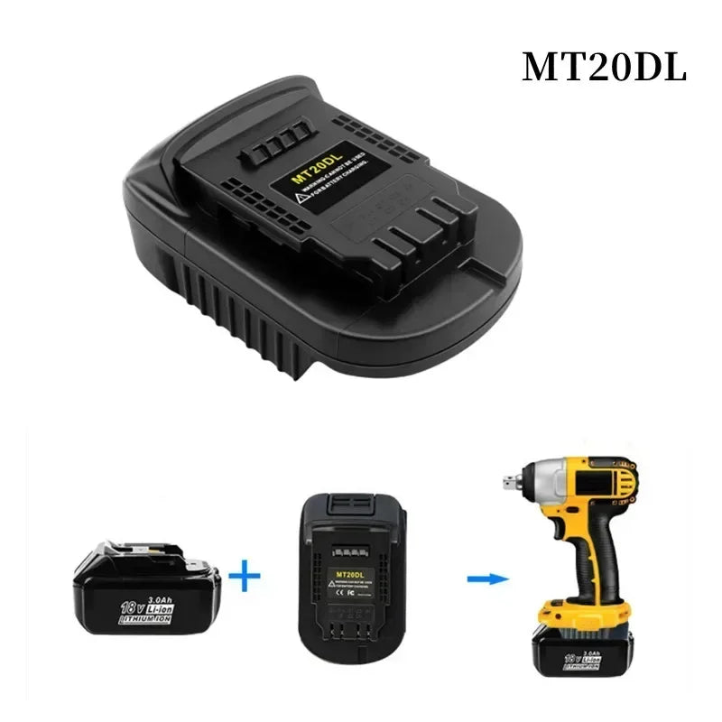 Makita to DeWalt Battery Adapter Converter MT20DL 18V–20V Battery Adapter Converter Babs