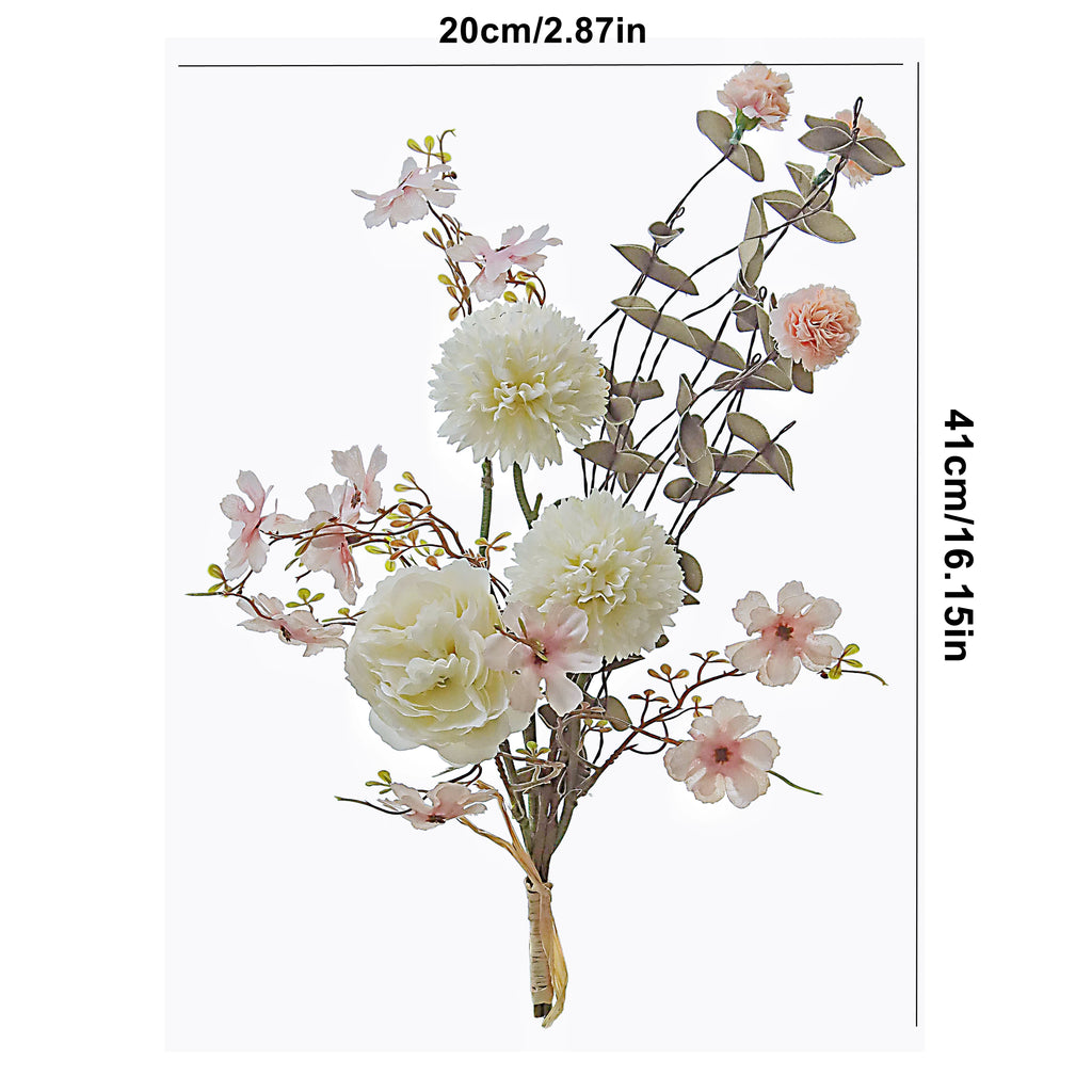 Artificial Silk Rose Bouquet – Wedding & Home Floral Decor Artificial Silk Flowers Babs
