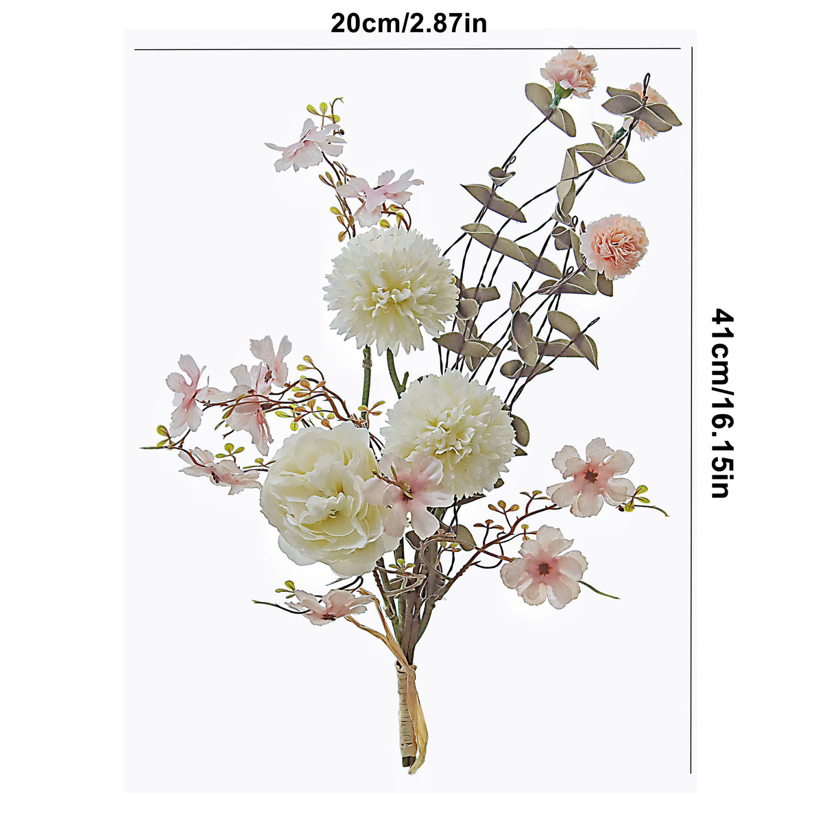 Artificial Silk Rose Bouquet – Wedding & Home Floral Decor Artificial Silk Flowers Babs