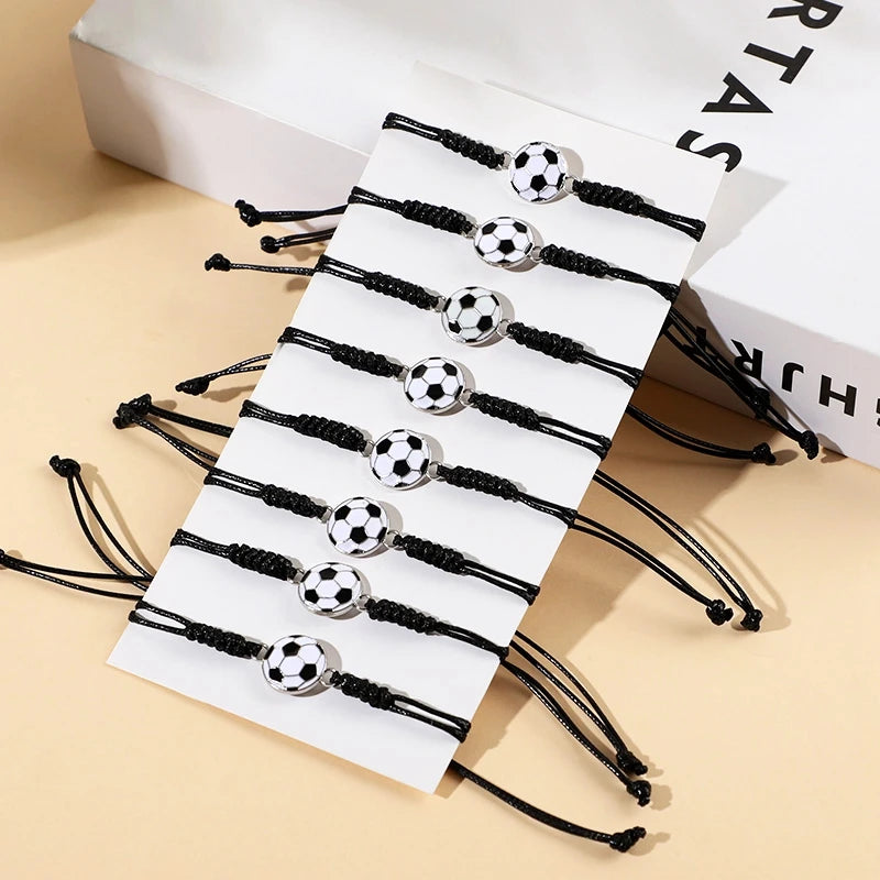 Soccer Charm Bracelets Kids Party Favors 5/10 Pack Kids Party Favors Babs