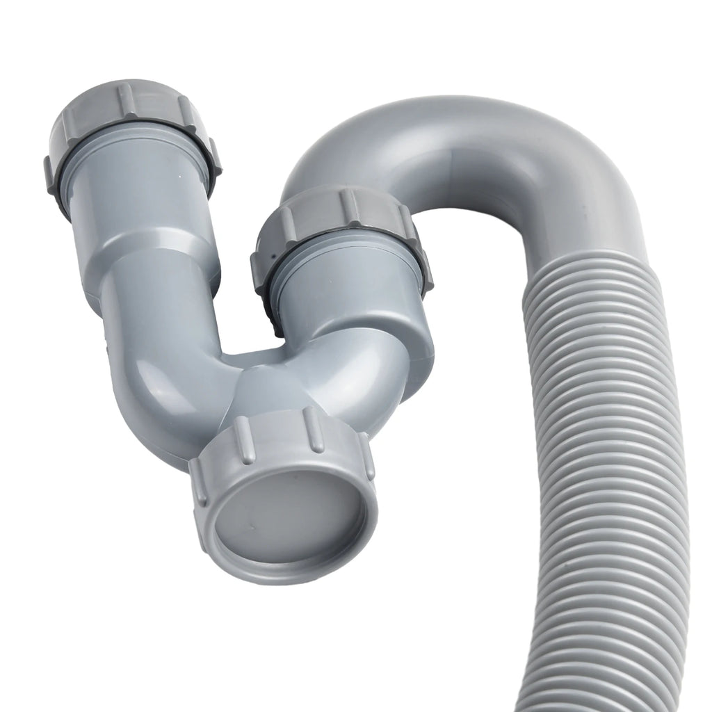 Flexible U-Shaped Drain Pipe for Kitchen & Bathroom Sink Sink Drain Pipe Babs