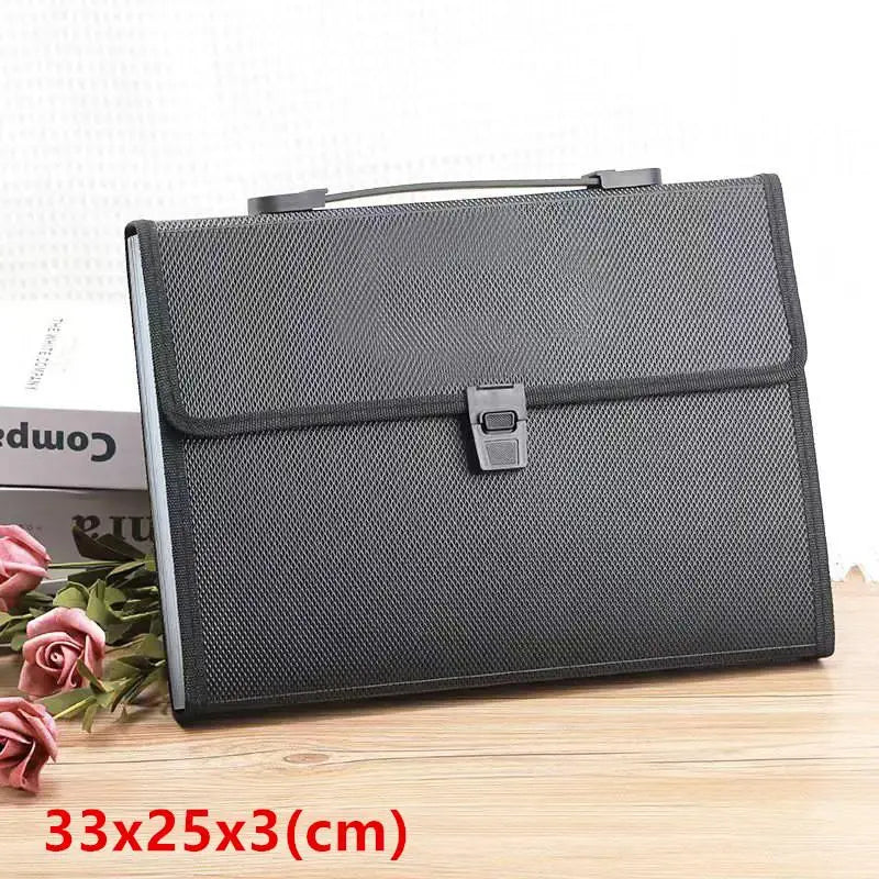 Expanding File Folder Document Organizer Bag – 13 Pockets Document Organizer Bag Babs A