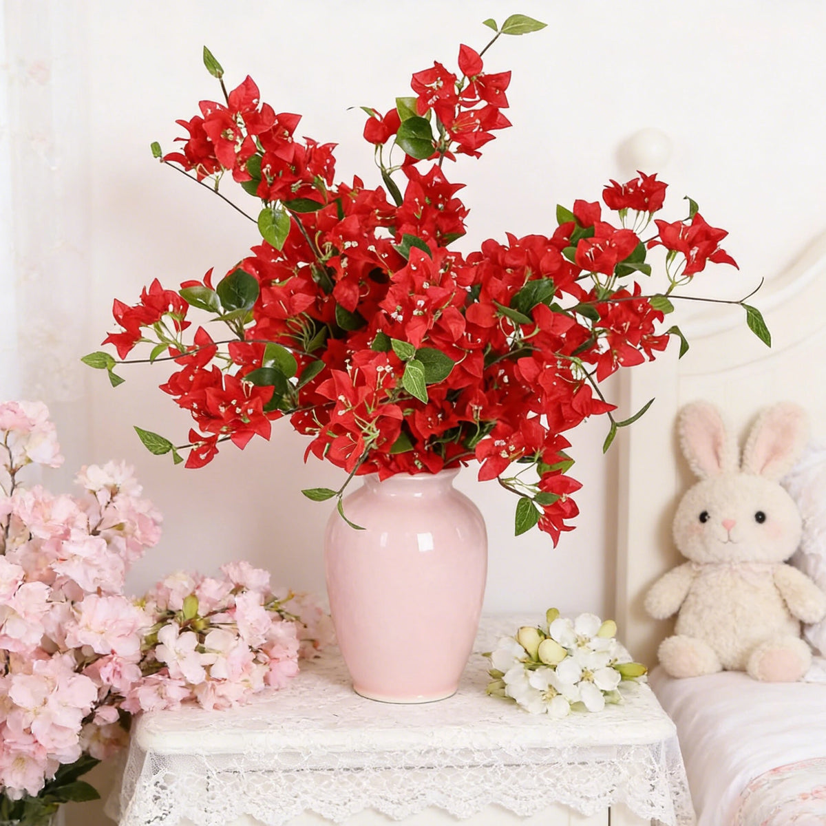 Artificial Silk Rose Bouquet for Wedding, Party & Home Décor Artificial Flower Bouquet Babs