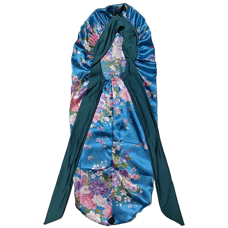 Extra Large Satin Sleep Bonnet with Long Tie – All Hair Types Satin Sleep Bonnet Babs BF