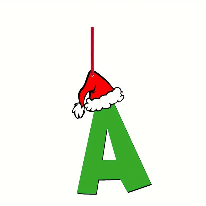 26 Letter Christmas Tree Ornaments – DIY Holiday Décor Set Christmas Ornaments Babs A