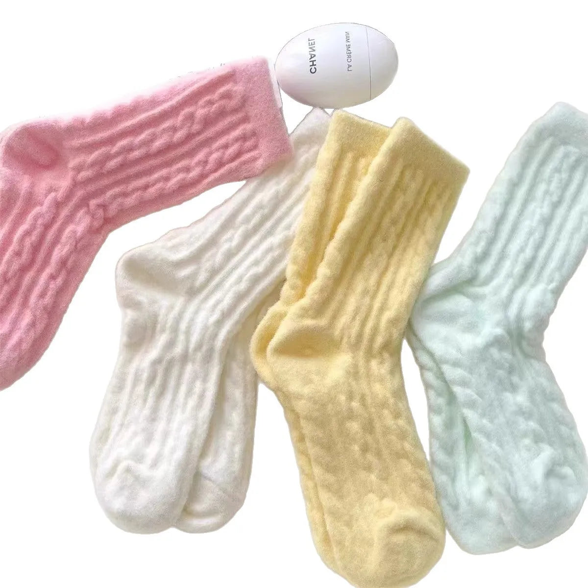 Thick Coral Fleece Winter Socks for Women – Cozy Plush Sleep Socks Plush Winter Socks Babs
