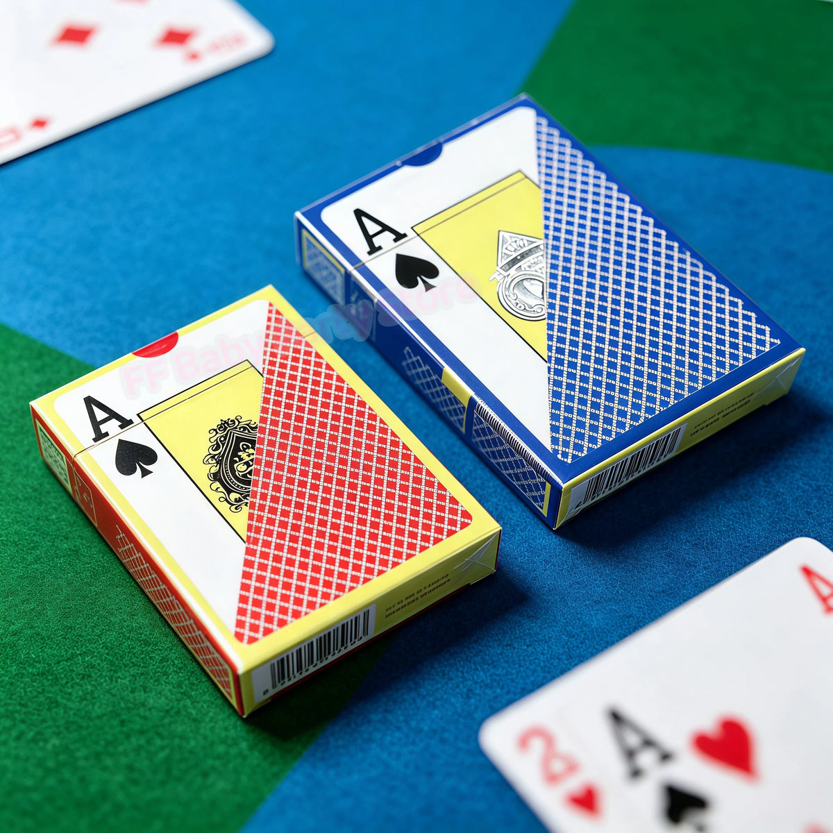 Waterproof PVC Playing Cards – Large Font Poker Deck Playing Card Deck Babs 2pcs