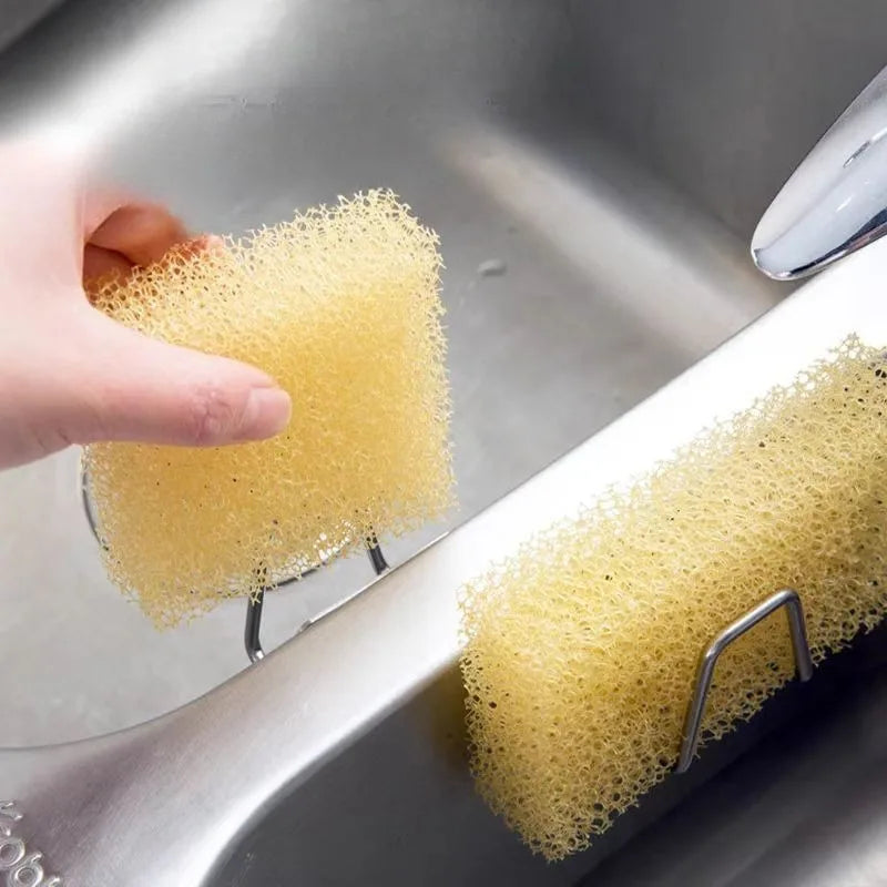 Stainless Steel Sink Sponge Rack & Rag Holder for Kitchen Sink Sponge Holder Babs