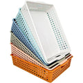 6-Pack A4 Plastic Paper Storage Trays – Desk Organizer Baskets Desk Organizer Trays Babs 6pcs