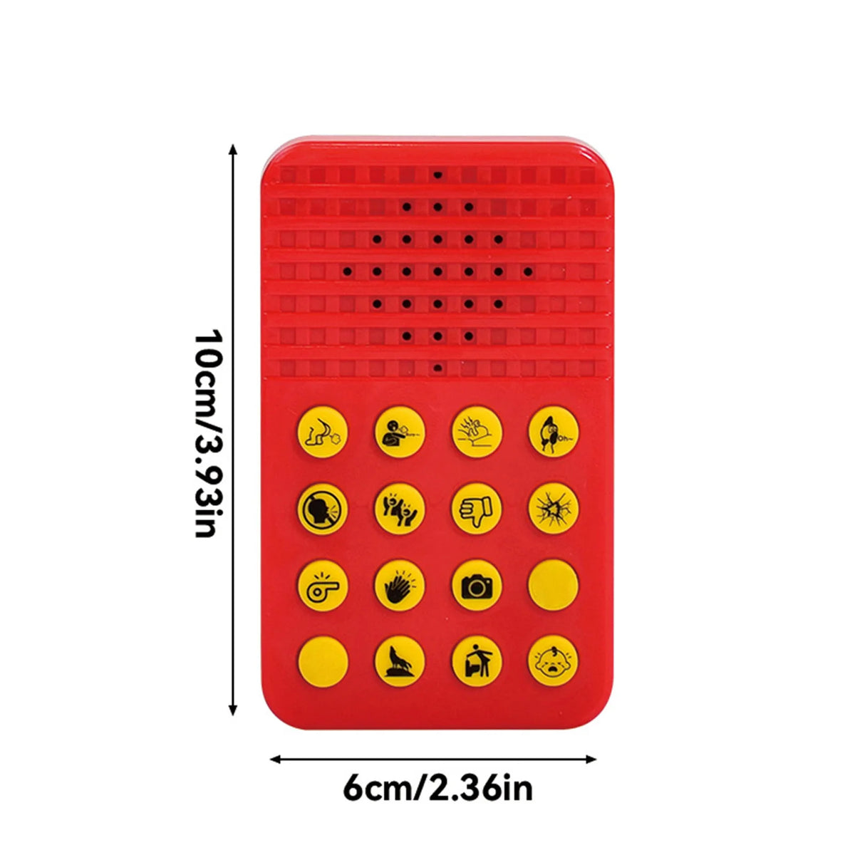 16-Button Prank Sound Box – Gag Voice Machine for Parties Novelty Sound Machine Babs as shown One Size