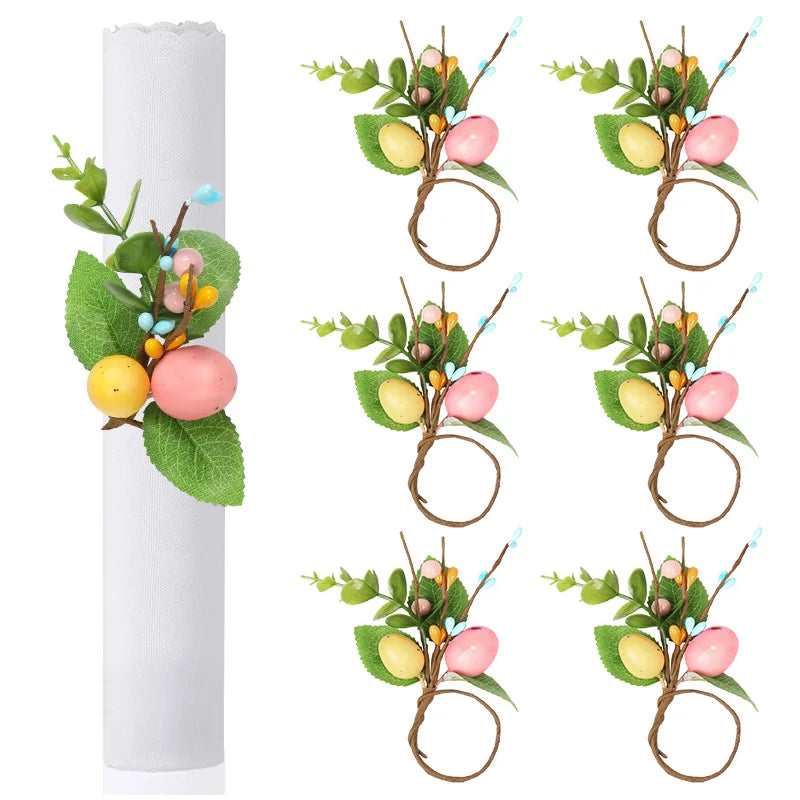 Easter Bunny Napkin Rings – Spring Table Décor 2025 Napkin Rings Babs
