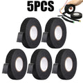 10M Fabric Electrical Tape – Heat-Resistant Auto Wiring Harness Wrap Electrical Harness Tape Babs 5PCS 15MM