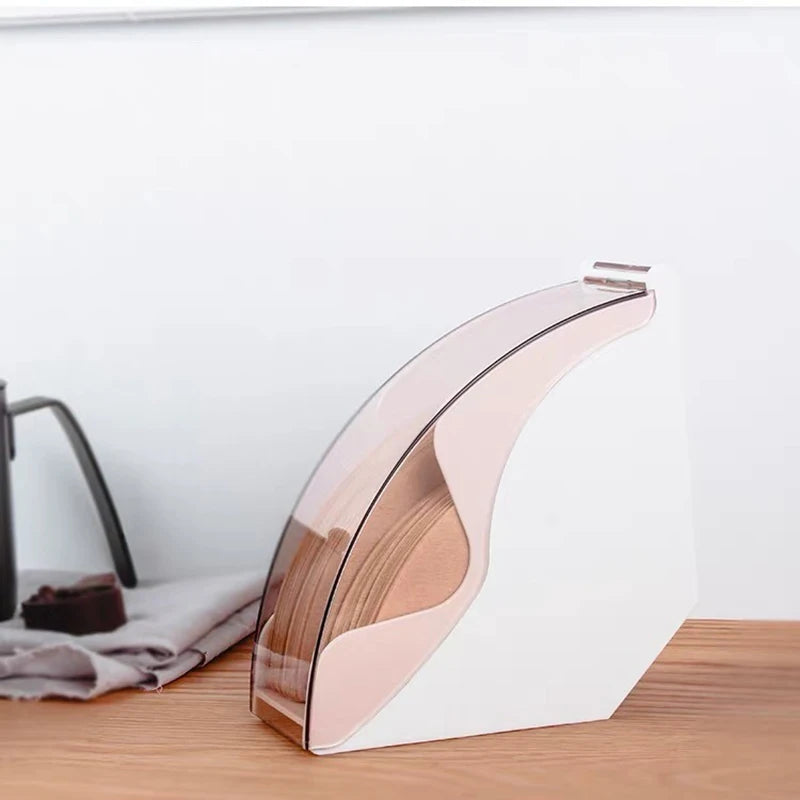 Coffee Filter Dispenser with Acrylic Cover | Barista Organizer Coffee Filter Dispenser Babs