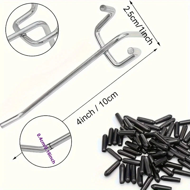 30-Pc Pegboard Hook Kit – Garage & Kitchen Tool Organizer Pegboard Hook Kit Babs