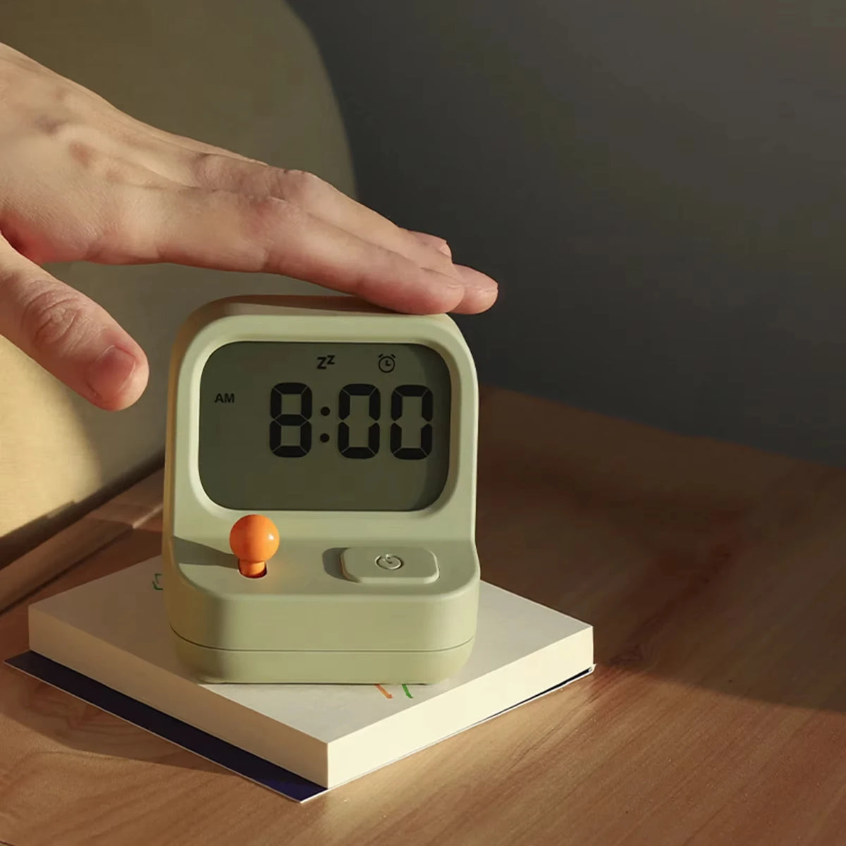 Retro Mini Handheld Game Alarm Clock – Kids Digital Desk Clock Digital Alarm Clock Babs