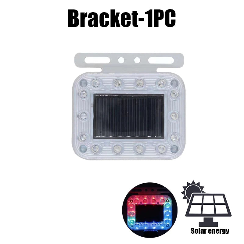 Solar Car Warning Light Flashing Lamp – Strong Magnetic Base Car Warning Light Babs Bracket 1PC