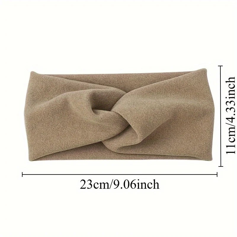 Knotted Elastic Headband – French Wide Brim Hair Accessory Knotted Headband Babs