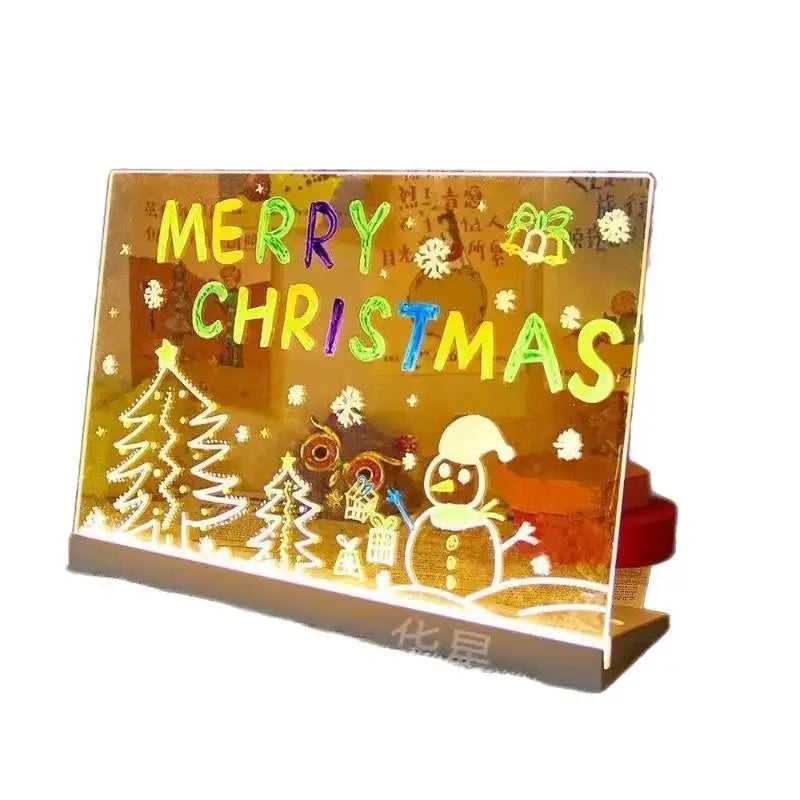 Kids Luminous Erasable Light-Up Drawing Board | Art & Message Light-Up Drawing Board Babs 2020CM