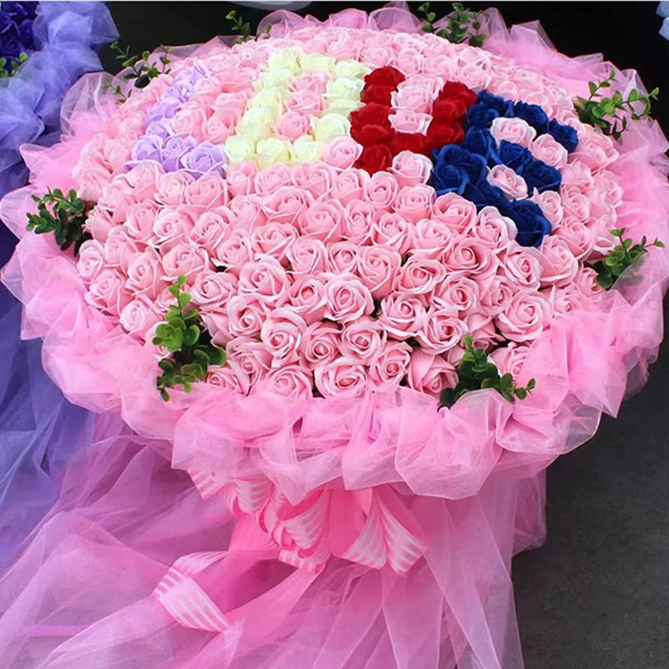 Soap Rose Artificial Flower Heads – Wedding & Home Décor Artificial Flower Heads Babs