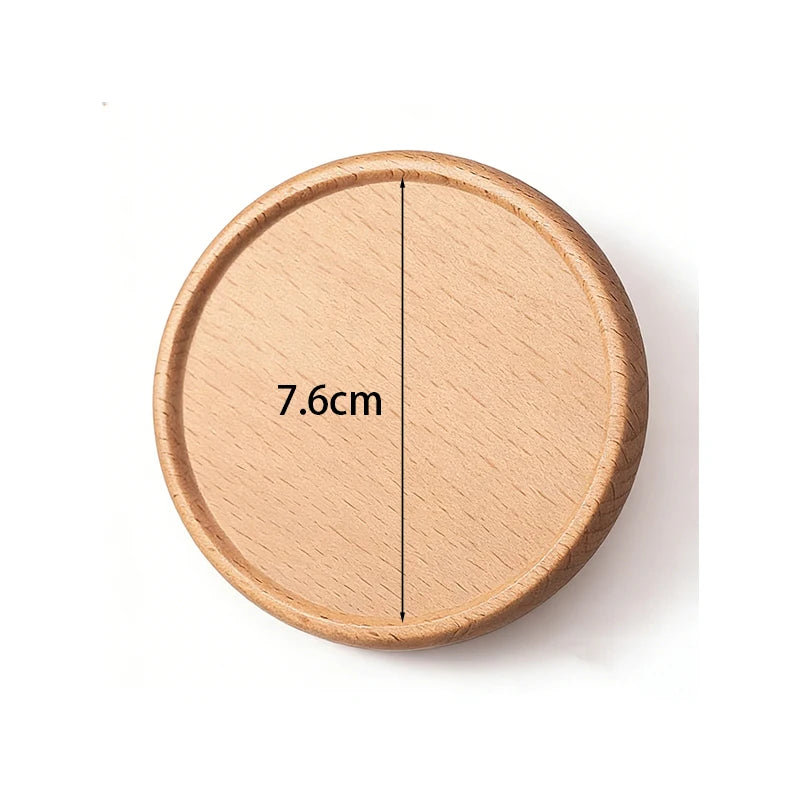Wooden Coasters for Drinks – Eco-Friendly Tea & Coffee Coasters Wood Drink Coasters Babs 1-Beech