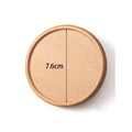 Wooden Coasters for Drinks – Eco-Friendly Wood Cup Coaster Set Wood Drink Coasters Babs 1-Beech